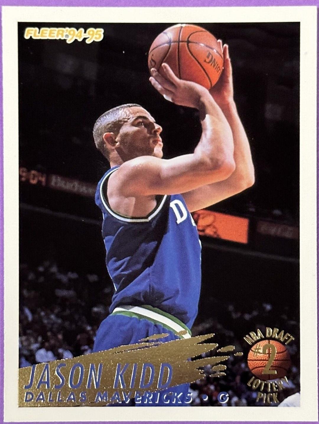 Jason Kidd #2 Basketball Cards 1994 Fleer Lottery Exchange