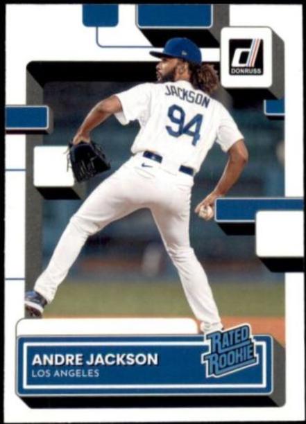 Andre Jackson #48 Baseball Cards 2022 Panini Donruss