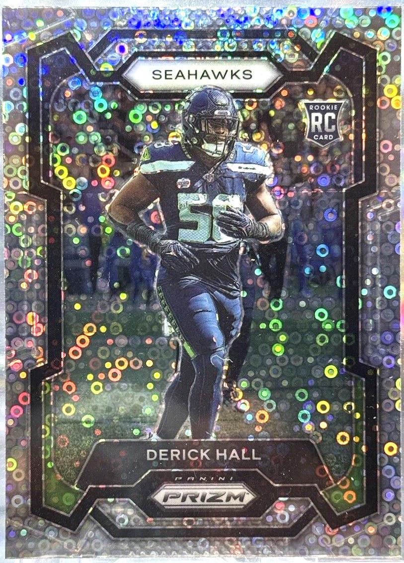 Derick Hall #388 Football Cards 2023 Panini Prizm No Huddle