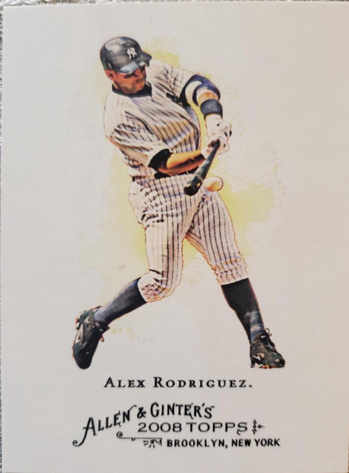 Alex Rodriguez #1 Baseball Cards 2008 Topps Allen & Ginter