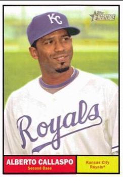 Alberto Callaspo #14 Baseball Cards 2010 Topps Heritage
