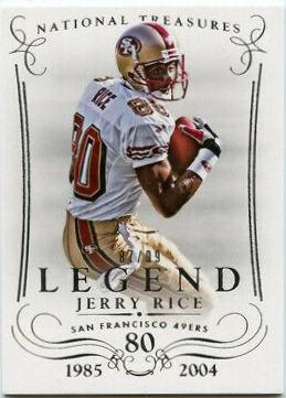 Jerry Rice #129 2014 Panini National Treasures Football