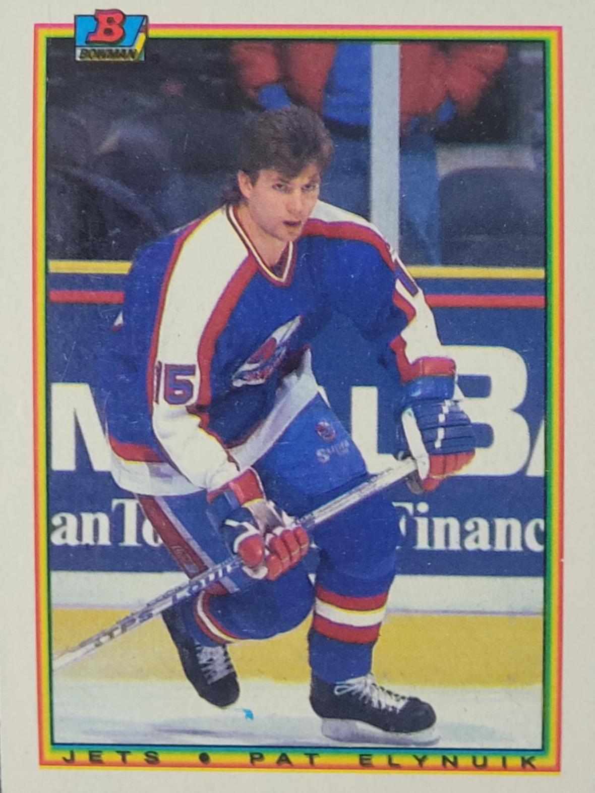pat elynuik #137 Hockey Cards 1990 Bowman