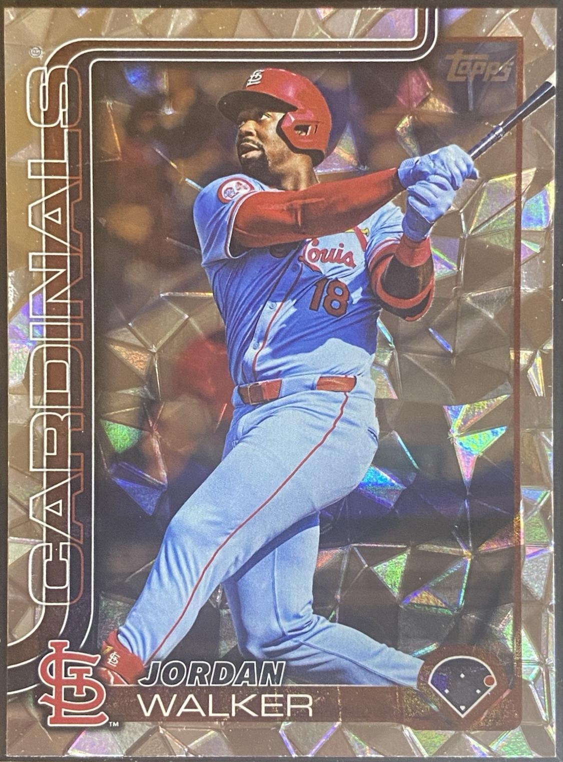 Jordan Walker [Silver Crackle Foilboard] #485 Prices | 2025 Topps