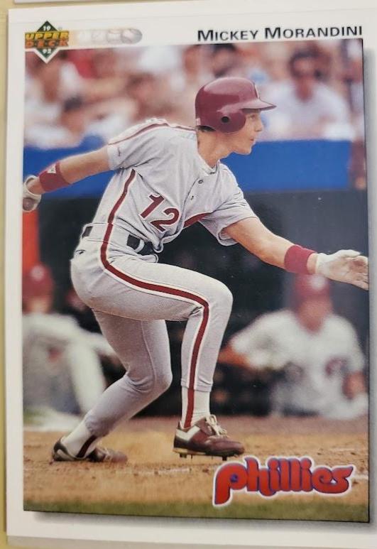 Mickey Morandini #449 Baseball Cards 1992 Upper Deck