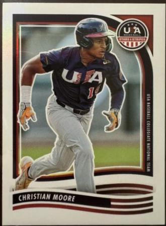 Christian Moore #21 2024 Panini Stars & Stripes Baseball