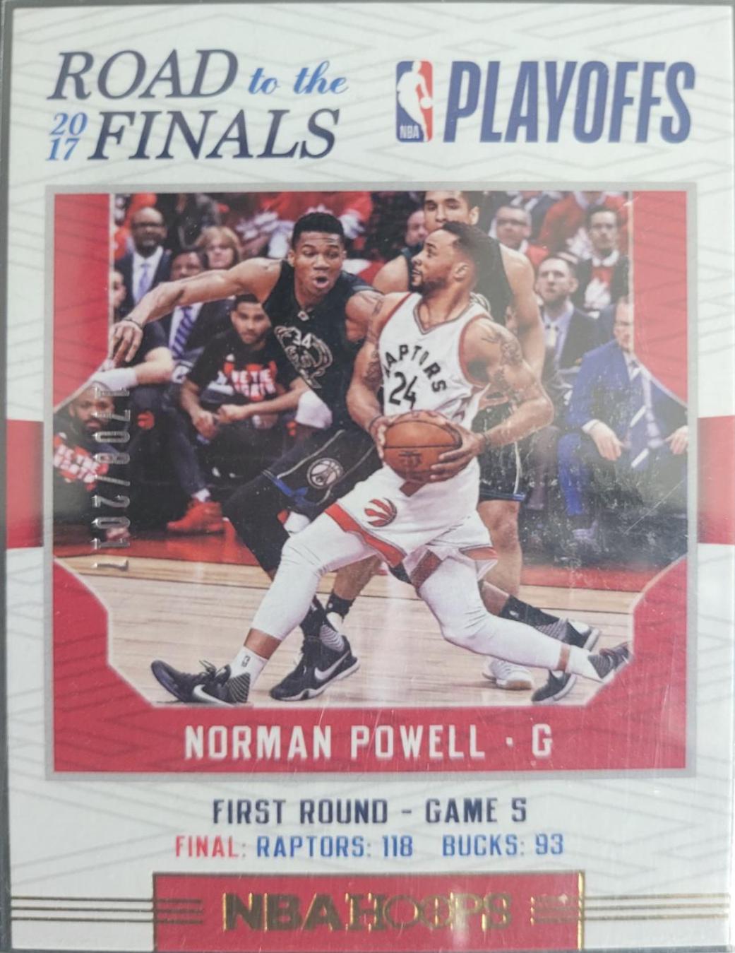 Norman Powell #17 Basketball Cards 2018 Panini Hoops Road to the Finals