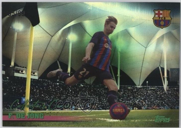 Frenkie de Jong #37 2025 Topps Fc Barcelona Team Set Soccer