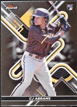 CJ Abrams #39 Baseball Cards 2022 Topps Finest