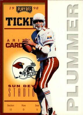 Jake Plummer #2 Football Cards 1998 Playoff Contenders Ticket
