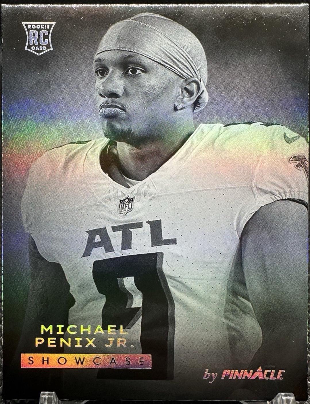 Michael Penix Jr. #9 Football Cards 2024 Panini Encore Pinnacle Showcase