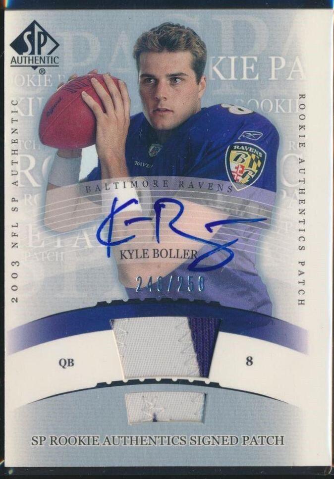 Kyle Boller #262 2003 Sp Authentic Football