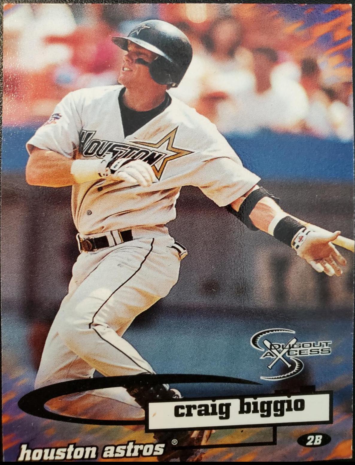 Craig Biggio #20 Baseball Cards 1998 Skybox Dugout Axcess