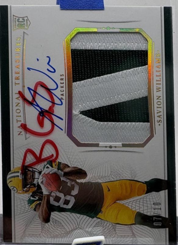 Savion Williams #194 2025 Panini National Treasures Football