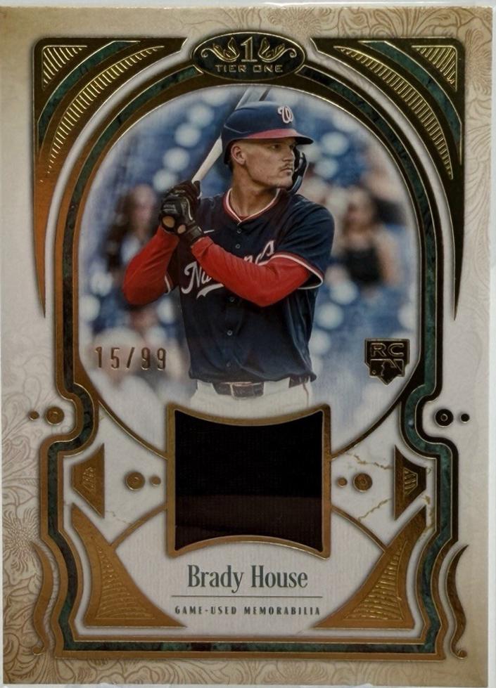 Brady House #T1TR-BH 2026 Topps Tier One Baseball Tier One Talent Relics