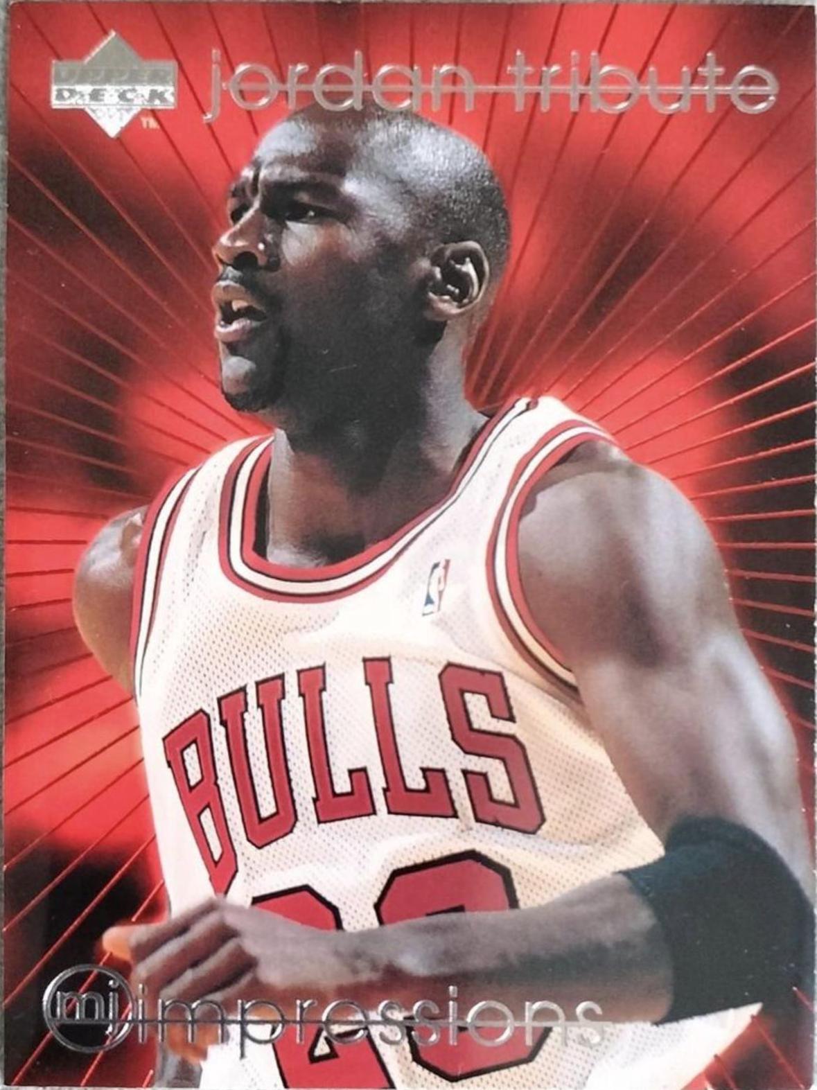 Michael Jordan #MJ48 Basketball Cards 1997 Upper Deck Michael Jordan Tribute