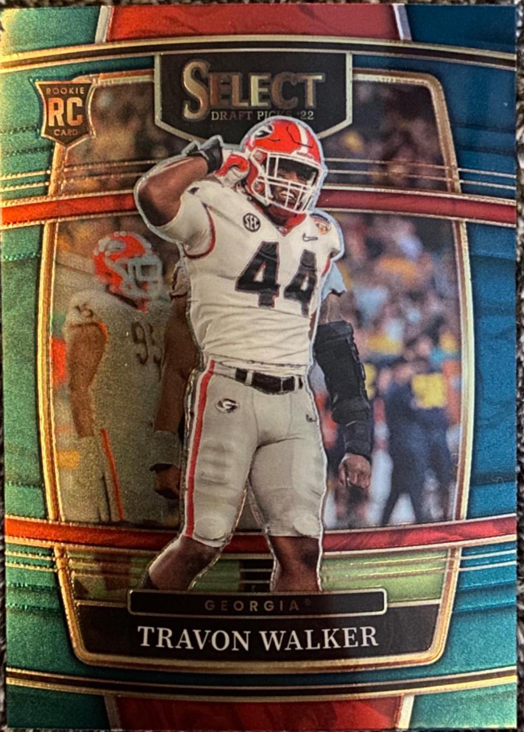 Travon Walker #86 Football Cards 2022 Panini Select Draft Picks