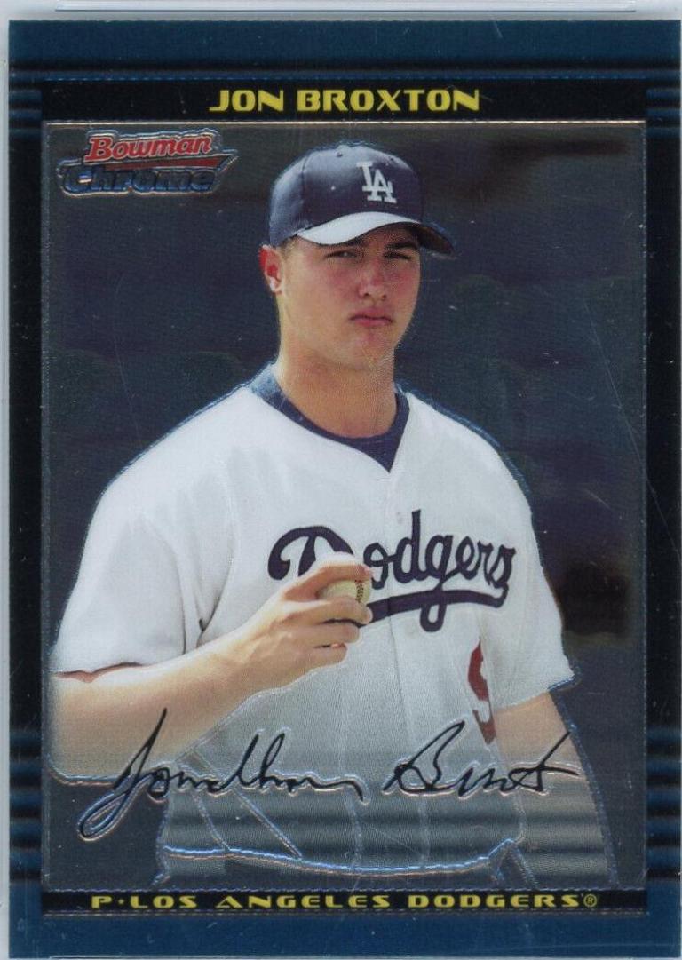 Jon Broxton #3 Baseball Cards 2002 Bowman Chrome Draft Picks