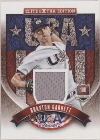 Braxton Garrett #13 Baseball Cards 2015 Panini Elite Extra Edition
