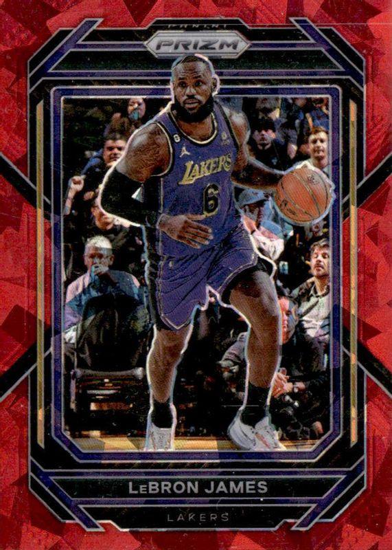 LeBron James [Red Ice] #134 Prices | 2022 Panini Prizm
