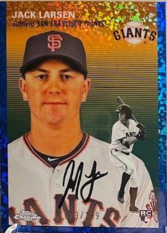 Jack Larsen [Blue Mini-Diamond Refractor] #89