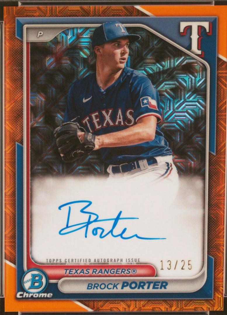 Brock Porter [Orange Mojo Refractor] #BMA-BP