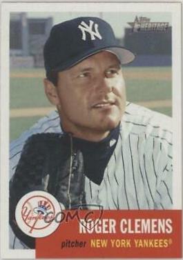 Roger Clemens #6 Baseball Cards 2002 Topps Heritage