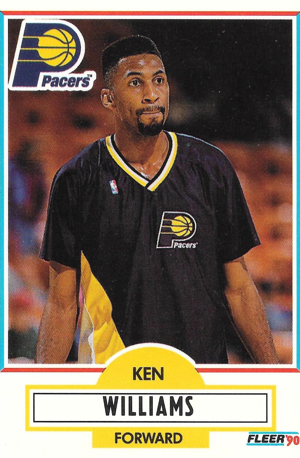 Ken Williams #U-38 Basketball Cards 1990 Fleer Update