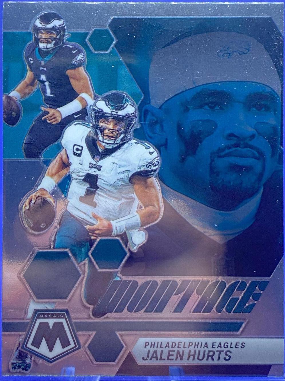 Jalen Hurts #M-12 Football Cards 2023 Panini Mosaic Montage