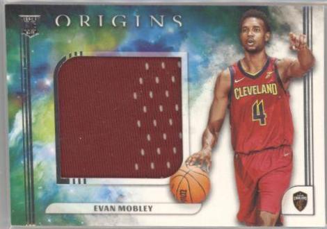 Evan Mobley #JJ-MOB Basketball Cards 2021 Panini Origins Rookie Jumbo Jerseys