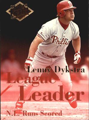 Lenny Dykstra #7 Baseball Cards 1994 Ultra League Leaders
