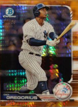 Didi Gregorius #BNR-DG Baseball Cards 2019 Bowman Chrome National Convention