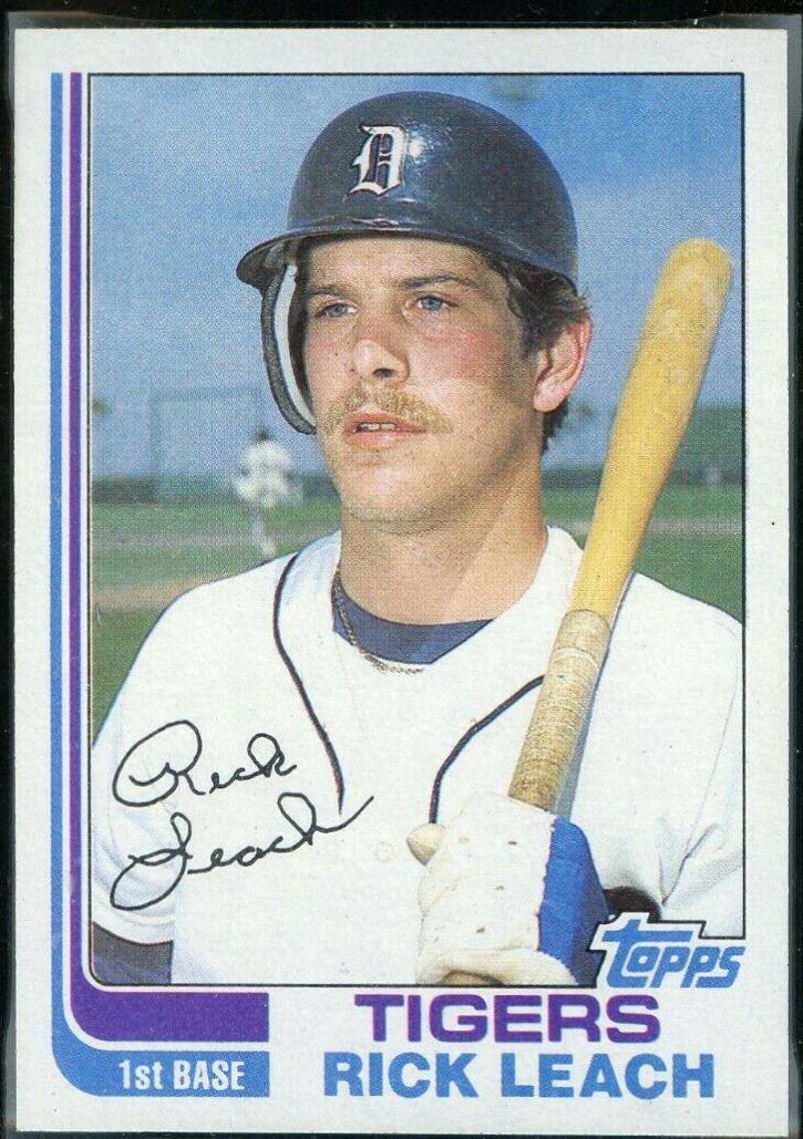 Rick Leach #266 Baseball Cards 1982 Topps