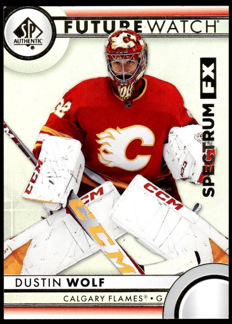 Dustin Wolf #S-81 2023-24 SP Authentic Hockey Spectrum FX