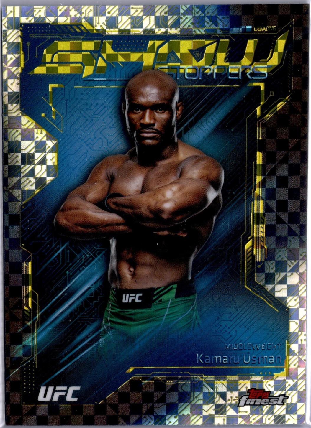 Kamaru Usman [Checkerboard Refractor] #SS-20 Prices | 2025 Topps Finest ...