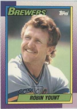 Robin Yount #290 Baseball Cards 1990 Topps Tiffany