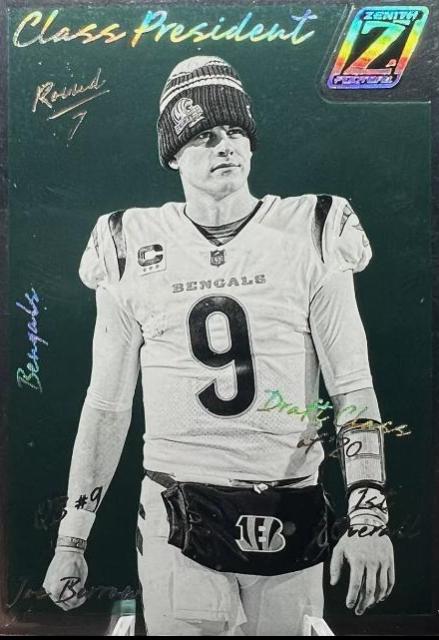 Joe Burrow #CP2020 Football Cards 2023 Panini Zenith Class President