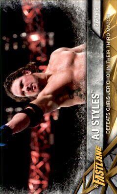 AJ Styles #27 Wrestling Cards 2017 Topps WWE Road To Wrestlemania