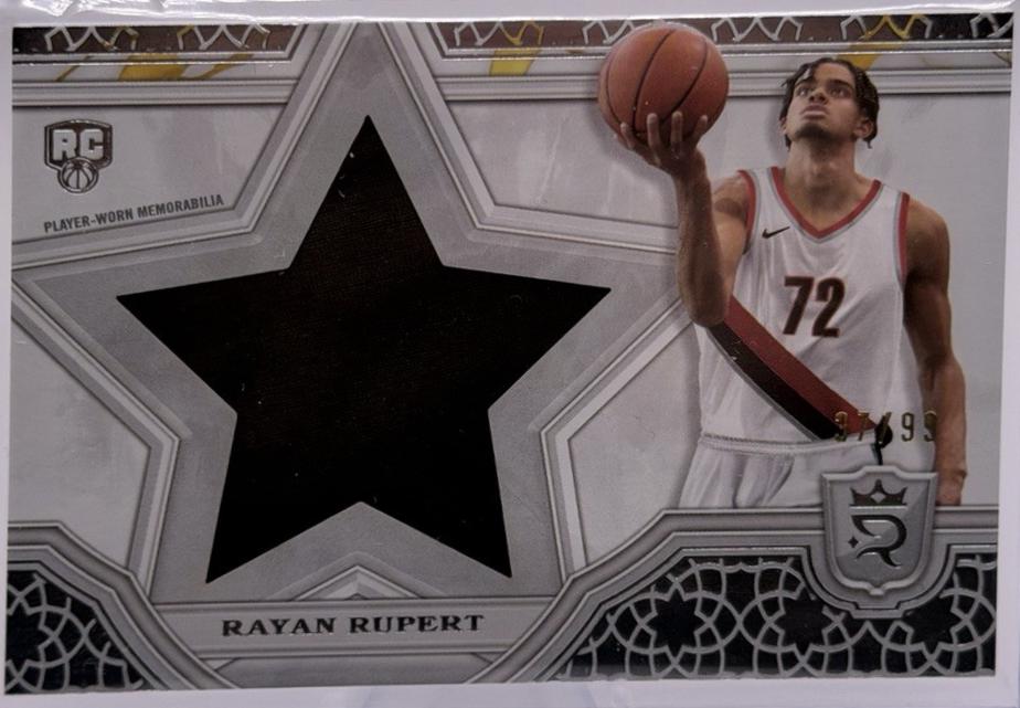Rayan Rupert #SR-RR 2023-24 Topps Royalty Basketball Star Relics