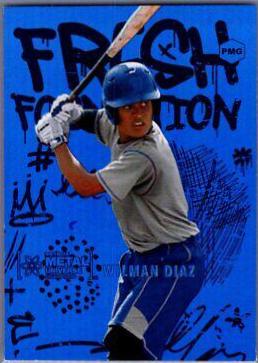 Wilman Diaz #FF22 Baseball Cards 2021 Skybox Metal Universe Champions Fresh Foundation