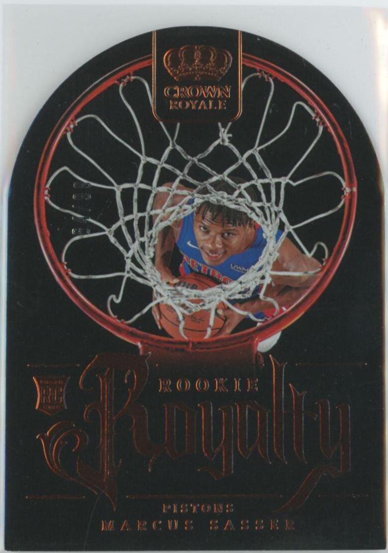 Marcus Sasser #5 Basketball Cards 2023 Panini Crown Royale Rookie Royalty