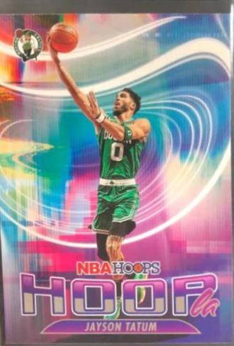 Jayson Tatum #6 Basketball Cards 2023 Panini Hoops Hoopla