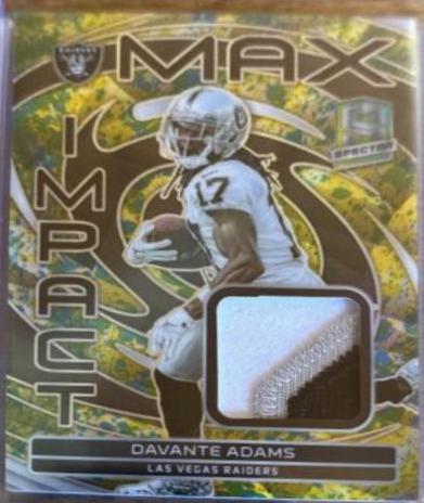 Davante Adams #26 Football Cards 2023 Panini Spectra Max Impact