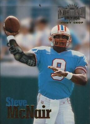 Steve McNair #3 Football Cards 1997 Metal Universe Body Shop