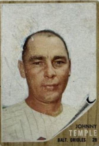 Johnny Temple #34 Baseball Cards 1962 Venezuela Topps