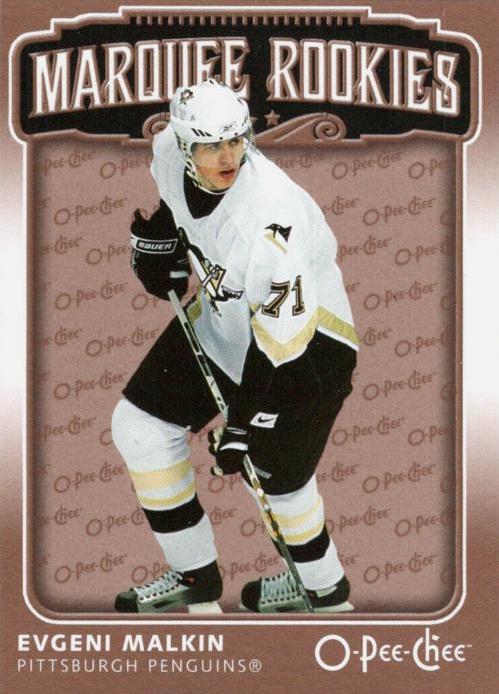 Evgeni Malkin #564 Hockey Cards 2006 O Pee Chee