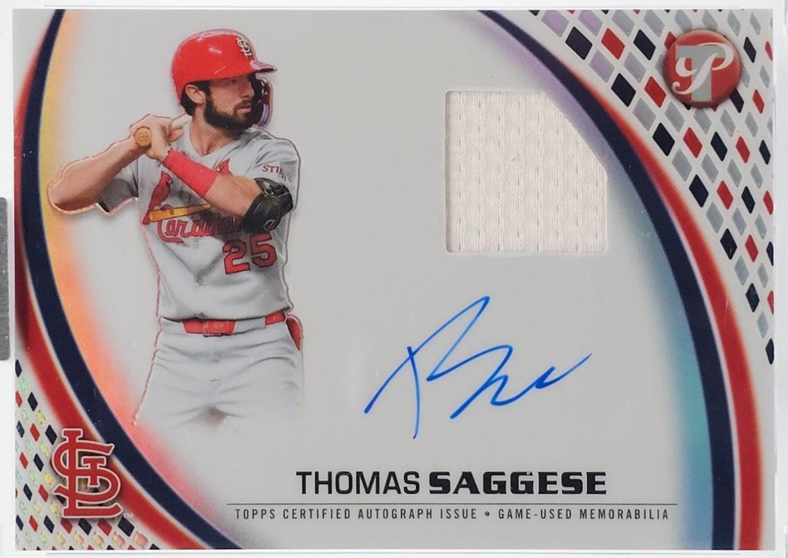 Thomas Saggese #PPAR-TSA 2026 Topps Pristine Baseball Pristine Pieces Autograph Relics