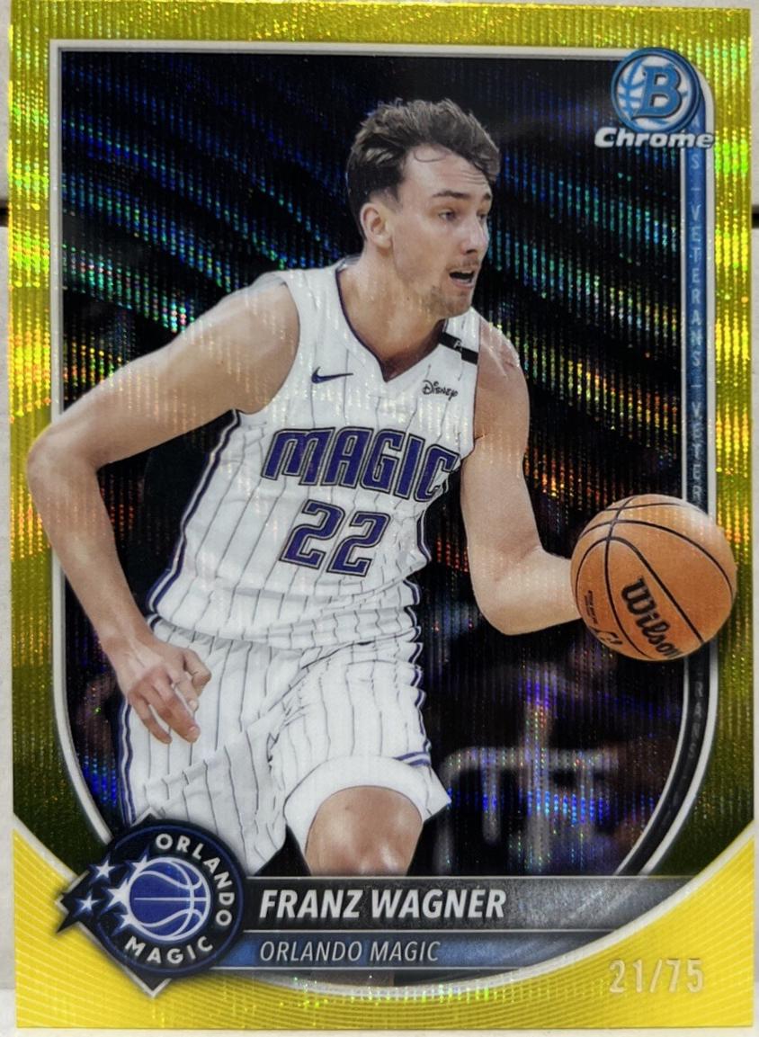 Franz Wagner [Yellow Wave Refractor] #BCV-95