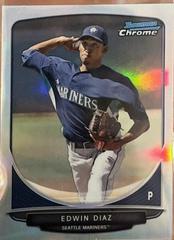 Edwin Diaz [Refractor] #BCP29 Baseball Cards 2013 Bowman Chrome Prospect Prices