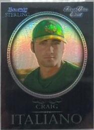 Craig Italiano #BS-CI Baseball Cards 2005 Bowman Sterling